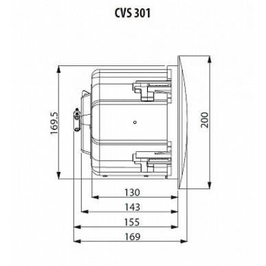 Встраиваемая трансформаторная акустика TANNOY CVS 301